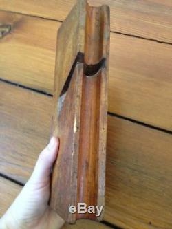 Antique Vtg 1800s Round Moulding Molding Solid Maple Woodworking Wood Plane