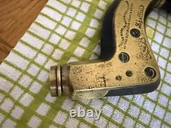 Antique William Marples Ultimatum Bit Brace Brass Ebony Majestys Fell. Sheffield