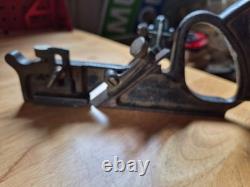 Antique Winchester Trademark Ornate Combination Plow Plane Woodworking Tool