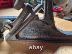 Antique Winchester Trademark Ornate Combination Plow Plane Woodworking Tool