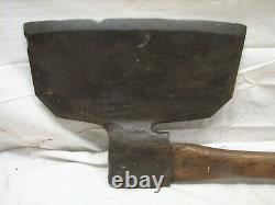 Antique Wm. Beatty & Son Broad Hewing Axe Lumber Woodworking Tool