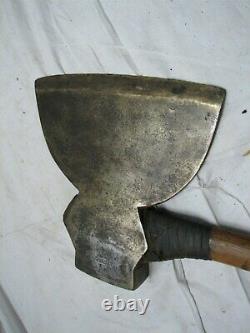 Antique Wm. Beatty & Son Broad Squaring Hewing Axe Lumber Woodworking Tool A