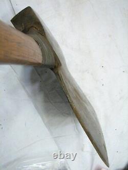 Antique Wm. Beatty & Son Broad Squaring Hewing Axe Lumber Woodworking Tool A