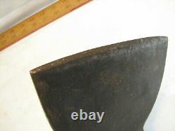 Antique Wm. Beatty & Son Broad Squaring Hewing Hand Axe Lumber Woodworking Tool