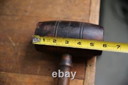 Antique Wood Carvers Mallet Carving Chisel Hammer Woodworking Tool Gavel