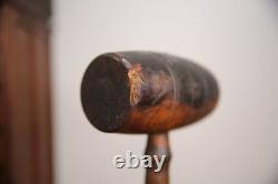 Antique Wood Carvers Mallet Carving Chisel Hammer Woodworking Tool Gavel