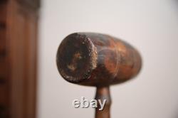 Antique Wood Carvers Mallet Carving Chisel Hammer Woodworking Tool Gavel