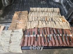 Antique Wood Carving Tools 122 Pieces