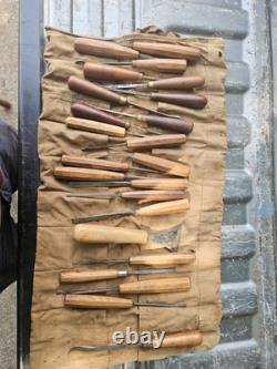 Antique Wood Carving Tools 122 Pieces