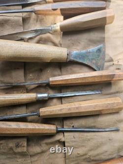 Antique Wood Carving Tools 122 Pieces