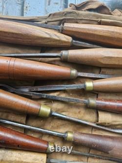 Antique Wood Carving Tools 122 Pieces