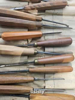Antique Wood Carving Tools 122 Pieces