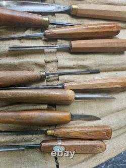 Antique Wood Carving Tools 122 Pieces
