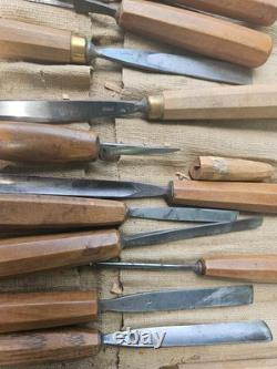 Antique Wood Carving Tools 122 Pieces
