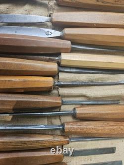 Antique Wood Carving Tools 122 Pieces