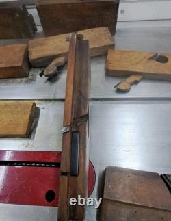 Antique Wood Molding Planes LOT of 9 Wood Working Tools