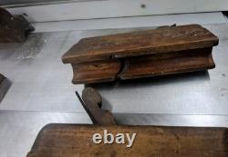 Antique Wood Molding Planes LOT of 9 Wood Working Tools