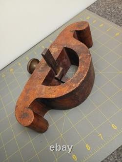 Antique Wood Sole Wooden Router Plane Hand Made Woodworking Old Barn Find KY