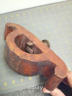 Antique Wood Sole Wooden Router Plane Hand Made Woodworking Old Barn Find KY
