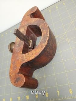 Antique Wood Sole Wooden Router Plane Hand Made Woodworking Old Barn Find KY