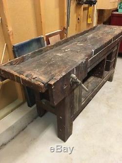 Antique Woodworkers Bench