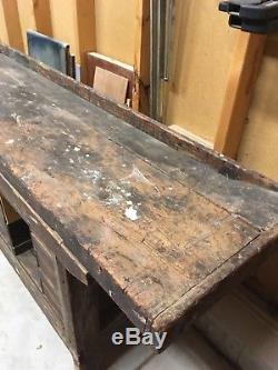 Antique Woodworkers Bench