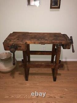 Antique Woodworkers Bench