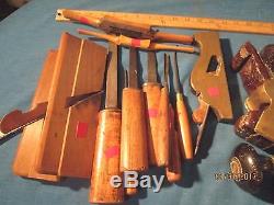Antique Woodworking Carpentry Tools Large Lot