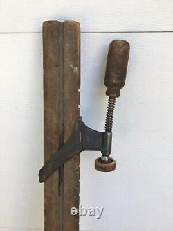 Antique Woodworking Clamp Superior Clamp Co, Grand Rapids, MI Metal Ends Only