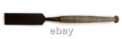 Antique Woodworking Tool Very Large Chisel withWooden Handle Ship Building Tools