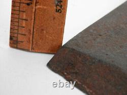 Antique Woodworking Tool Very Large Chisel withWooden Handle Ship Building Tools