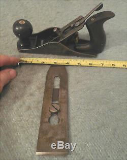 Antique c. 1905 Stanley No. 2 Smoothing Wood Plane Carpenter Woodworker 7 Long