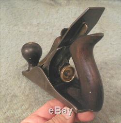 Antique c. 1905 Stanley No. 2 Smoothing Wood Plane Carpenter Woodworker 7 Long