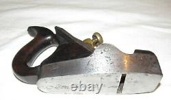 Antique dovetailed steel infill smoothing plane Buck old woodworking tool plane