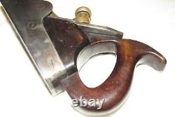 Antique dovetailed steel infill smoothing plane Buck old woodworking tool plane