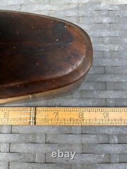 Antique infill smoothing plane Brass Lever Cap Marples Hibernia vintage tools