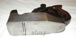 Antique infill smoothing plane woodworking tool possibly Slater old woodworking