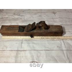 Antique planer 22 wooden primitive woodworking tool plane