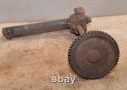 Antique saw mill gear driven power feed early woodworking tool collectible
