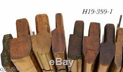 Antique wood wooden MOLDING PLANE TOOLS H&R's others OH woodworking carpenter