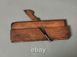 Antique wooden moulding plane, woodwork tools, Victorian