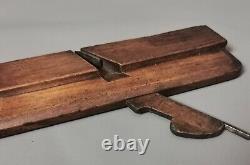 Antique wooden moulding plane, woodwork tools, Victorian