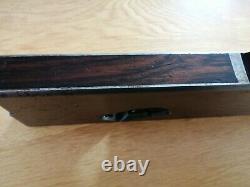 Antique woodworking tool. Spiers Of Ayr Steel And Rose wood, Rebate Plane