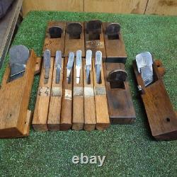 BIG Lots! JAPANESE style WOOD PLANE KANNA Bundle SET Rare