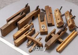 BIG Lots! JAPANESE style WOOD PLANE KANNA SET of 11 CB126