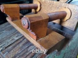 Beautiful Antique Bensen & Crannell Albany Screw Arm Woodworking Plow Plane