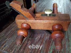 Beautiful Antique Bensen & Crannell Albany Screw Arm Woodworking Plow Plane