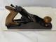 Bench Plane No 4 1/2 Vintage Woodworking Tool Brass Handles Antique Wood Plane