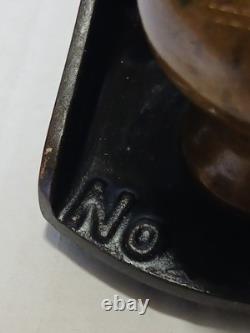 Bench Plane No 4 1/2 Vintage Woodworking Tool Brass Handles Antique Wood Plane