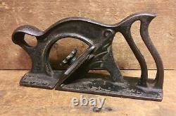 Birmingham Type Rabbet Plane Batwing Antique Woodworking Tool